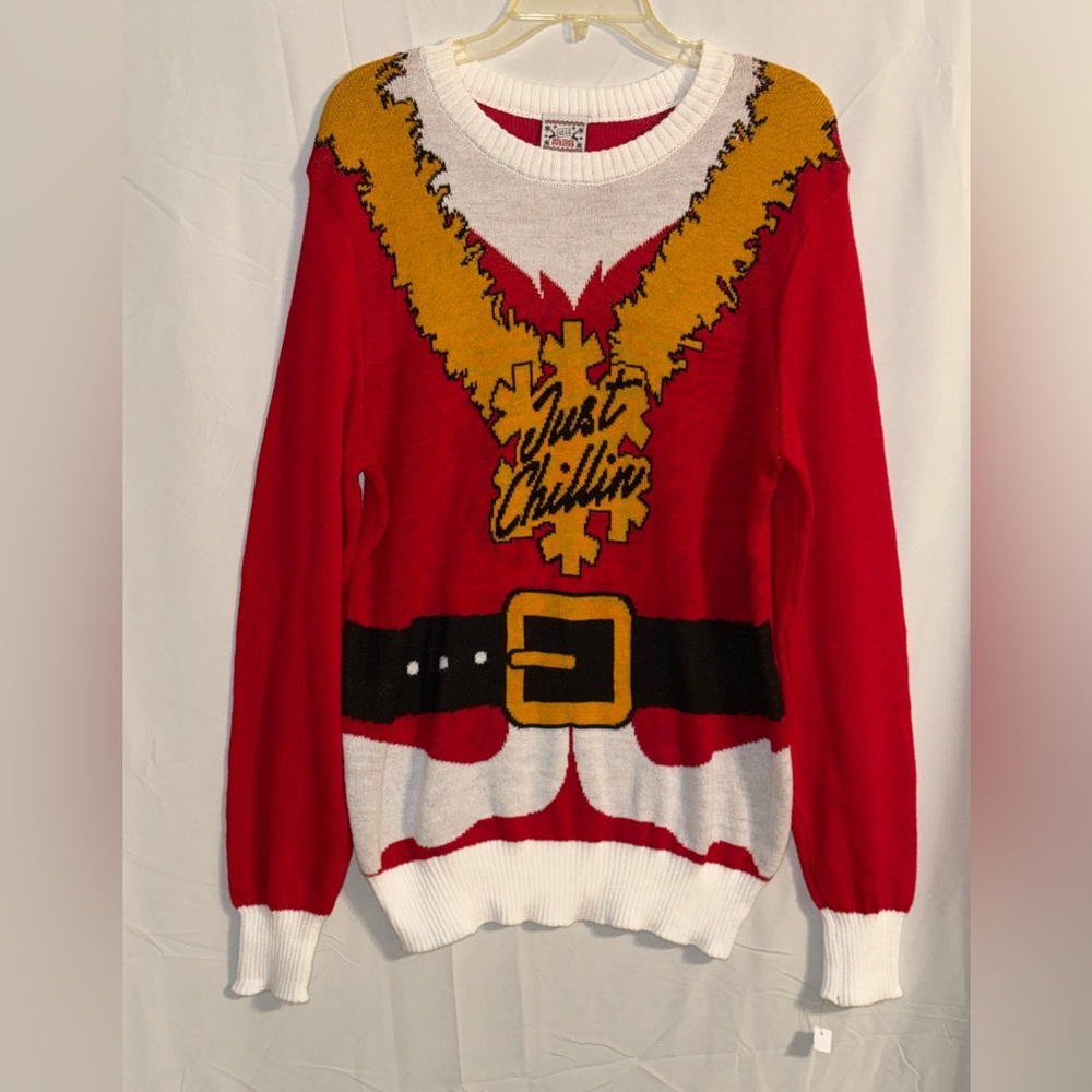 NWT Well Worn Just Chillin Holiday Sweater Size Medium